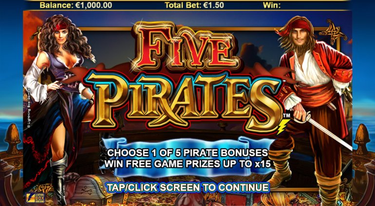 игровой автомат Пять пиратов
